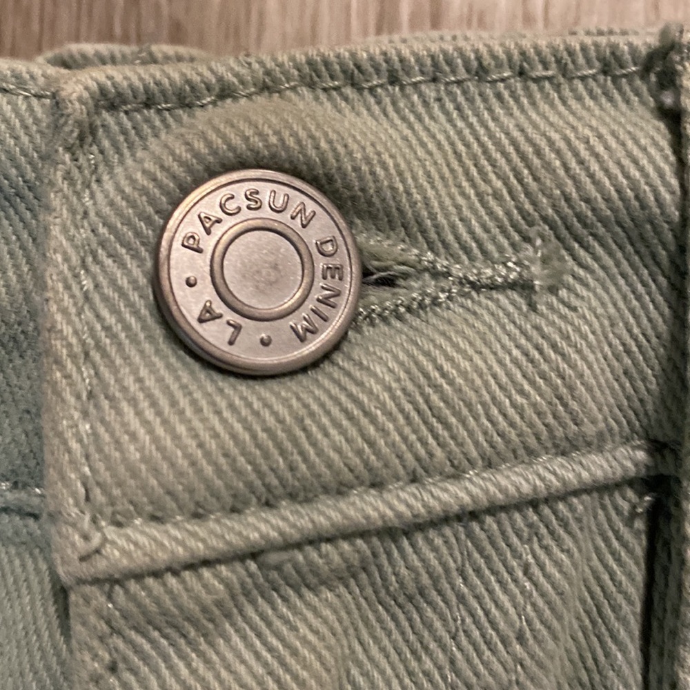 Pacsun womens ligth green jean shorts size S - Picture 4 of 7